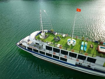 Halong Bay Day Tour By 5-Star Cruise, Buffet, Caves, Mini Pool
