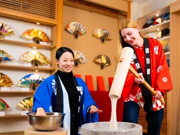 Tokyo Traditional Mochi Pounding Experience with Tasting