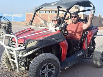 Quad bike on Sahara desert Egypt