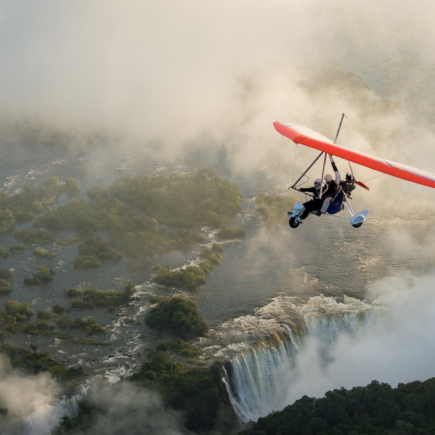30 Min Microflight Over Victoria Falls (Zambia side)