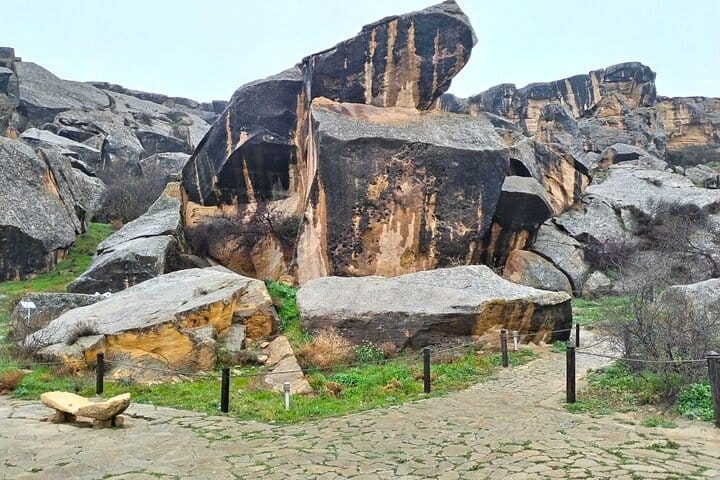 Gobustan tour-Gobustan and mud volcanoes tour-mud volcano tour-Mars planet-Gobustan unesco-petroplyphs