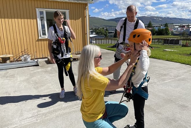 Zipline Adventure Through Glerárgil River Canyon in Akureyri Town photo 4