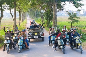 Ninh Binh Adventure Tour from Hanoi in Army Jeep