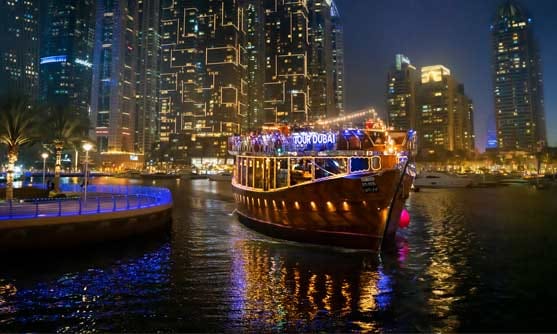 Dubai Dhow Marina Cruise: “From Traditional Charm to Modern Luxury”