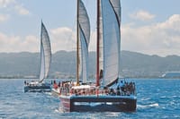 Chase the Caribbean sun and live out your high-energy vacation dreams aboard the iconic ISLAND DREAMER Catamaran in Montego Bay!