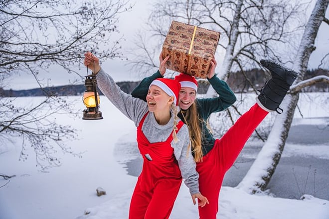 Rovaniemi Dinner with Fire Show and Santa Claus Experience