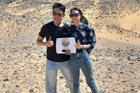 2 days from Luxor to the White and Black Desert and back to Cairo