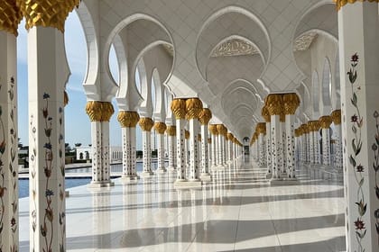 Abu Dhabi Tour Grand Mosque Heritage Qasr Al Watan Included