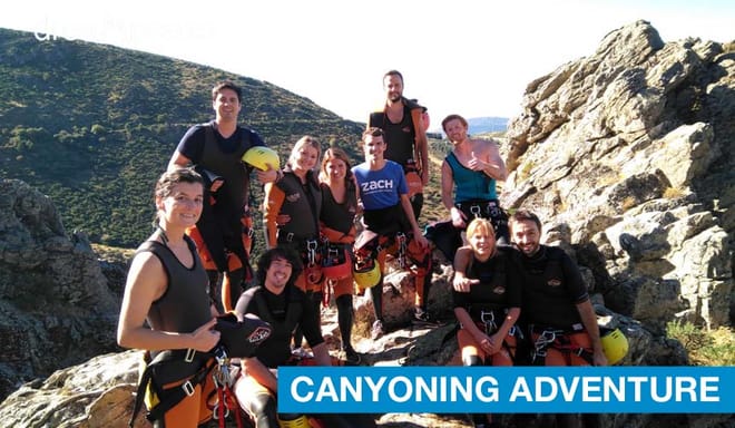 Canyoning in Madrid with Olé Outdoor