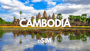 Siem Reap (Cambodia) Data eSIM: 0.5GB to 5GB/daily-30 Days