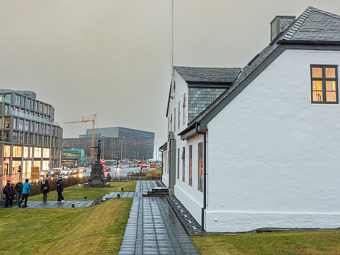 Menntaskolin, the Junior College in it´s historic building in downtown Reykjavik.