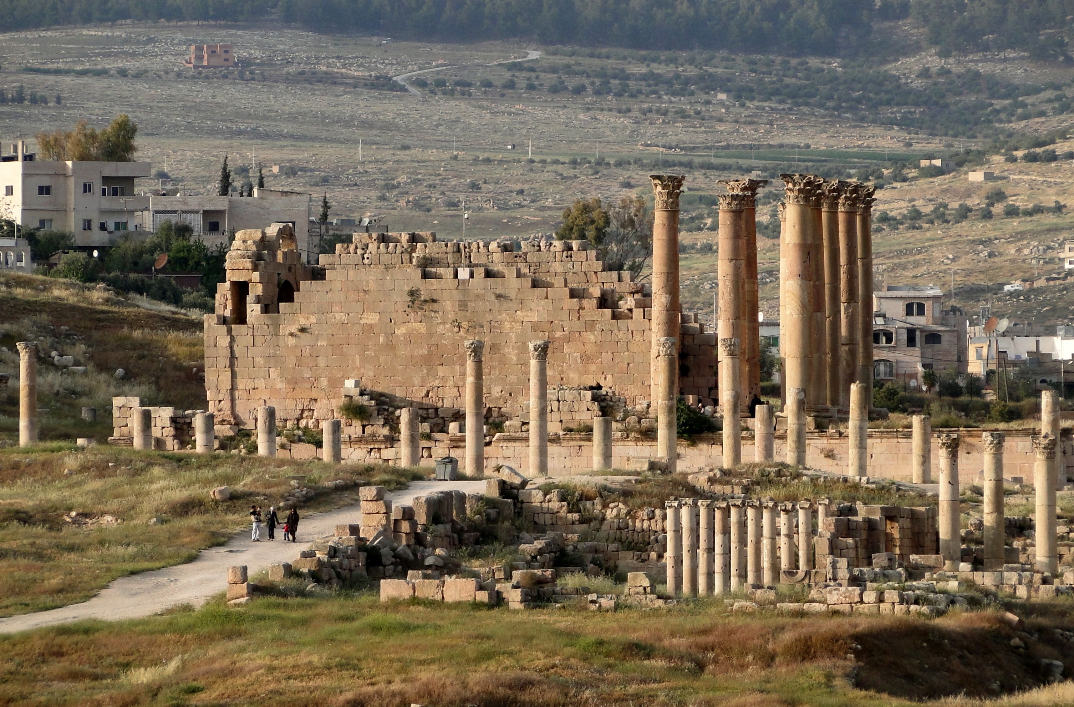 Ruinas de la antigua ciudad de Aspendos