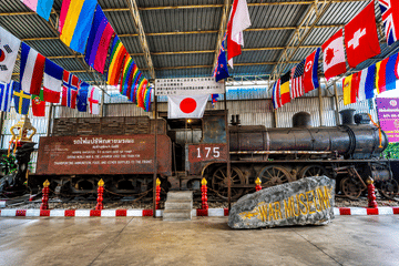 Erawan Waterfall and River Kwai Bridge Tour from Bangkok