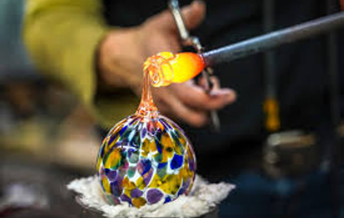 Glass Blowing in Murano from KFC