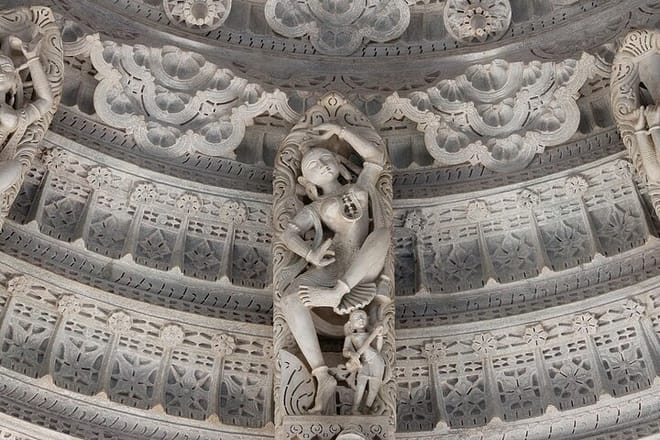 Bas-Relief Work in Ranakpur Temple