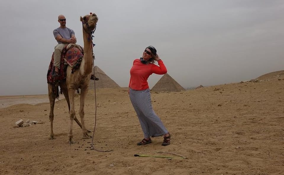 Sunrise or Sunset Camel and Horse Ride at Pyramids of Giza