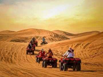 Private Dubai Desert Safari with BBQ Dinner and Camel Ride