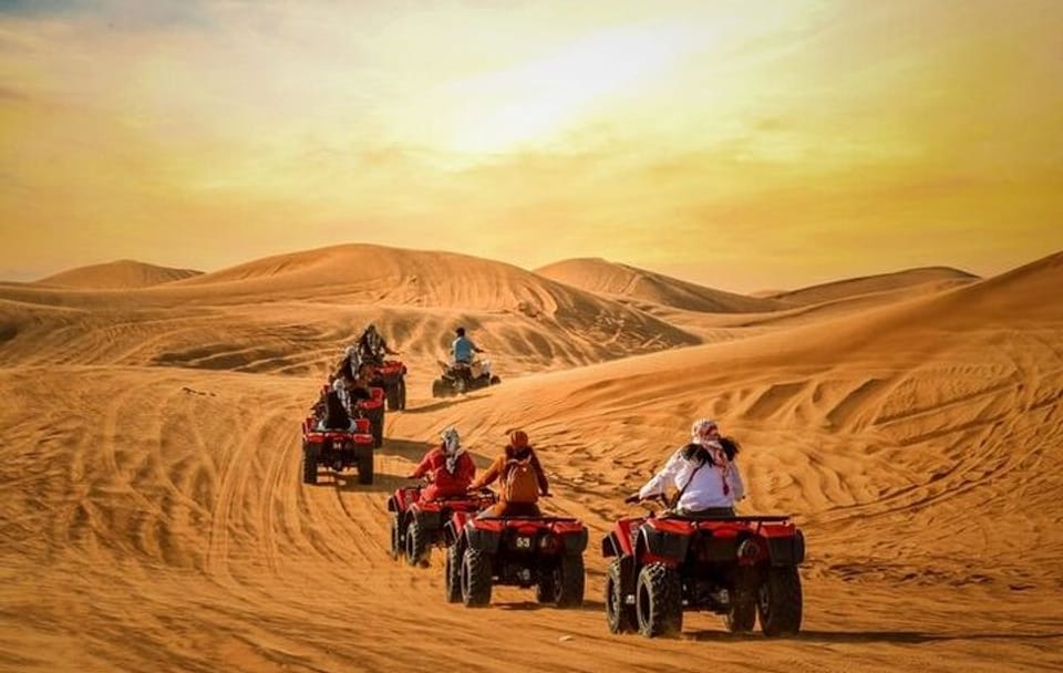 Private Red Dunes Safari with BBQ Dinner and Camel Riding