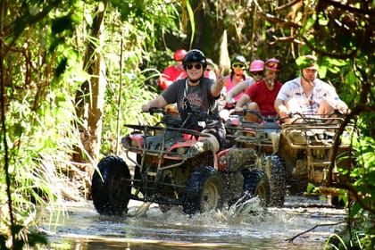 ATV Buggy Adventure and Snorkeling in Roatan, Honduras