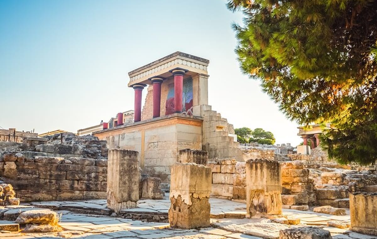 Full Day Knossos Palace, Olive Tour Mill, Lyrarakis Winery Tour