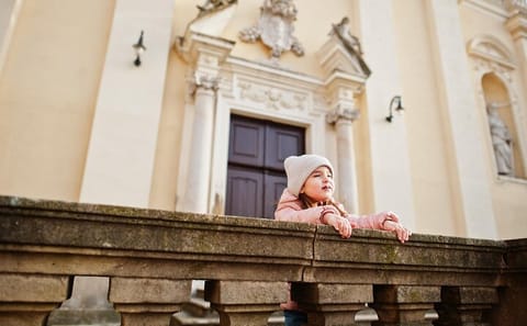 Baby Photography Session in Villa Borghese Gardens, Rome