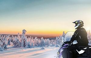 eSled Sunrise or Noon electric snowmobiling safari, Rovaniemi