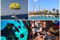 Private City Tour &amp; Magic Catamaran Snorkeling &amp; Parasailing Adrenaline-Hurghada