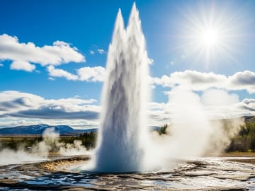 Golden Circle Strokkur Geyser Eruption