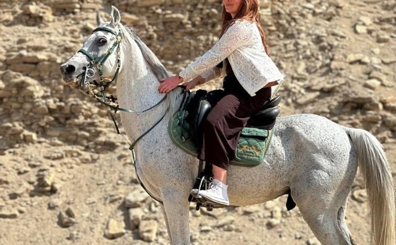 Abusir Horseback Riding and Fifth Dynasty Pyramids Tour