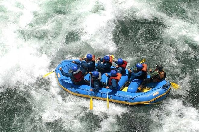 Rafting Manso River