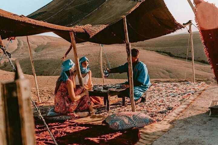 Agafay Desert Sunset Camel Ride with Dinner Show
