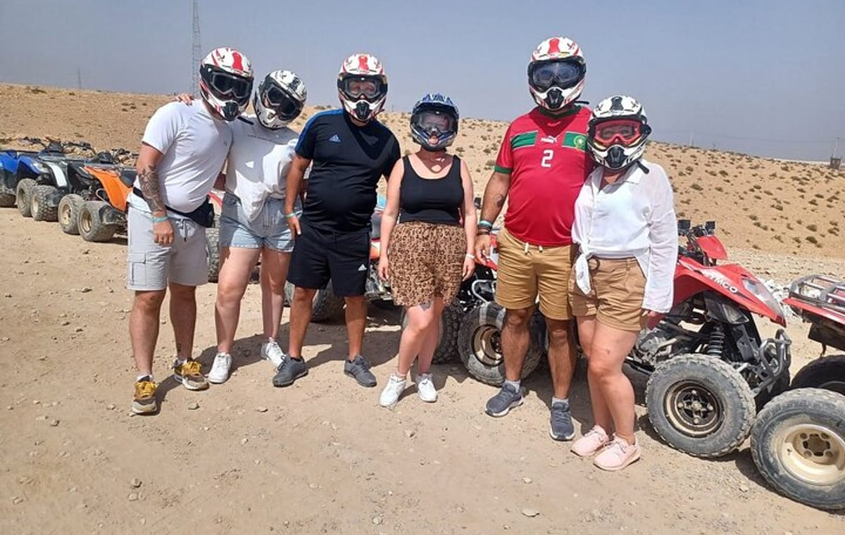 Quad Bike and Camel Ride with Lunch in Agafay Desert