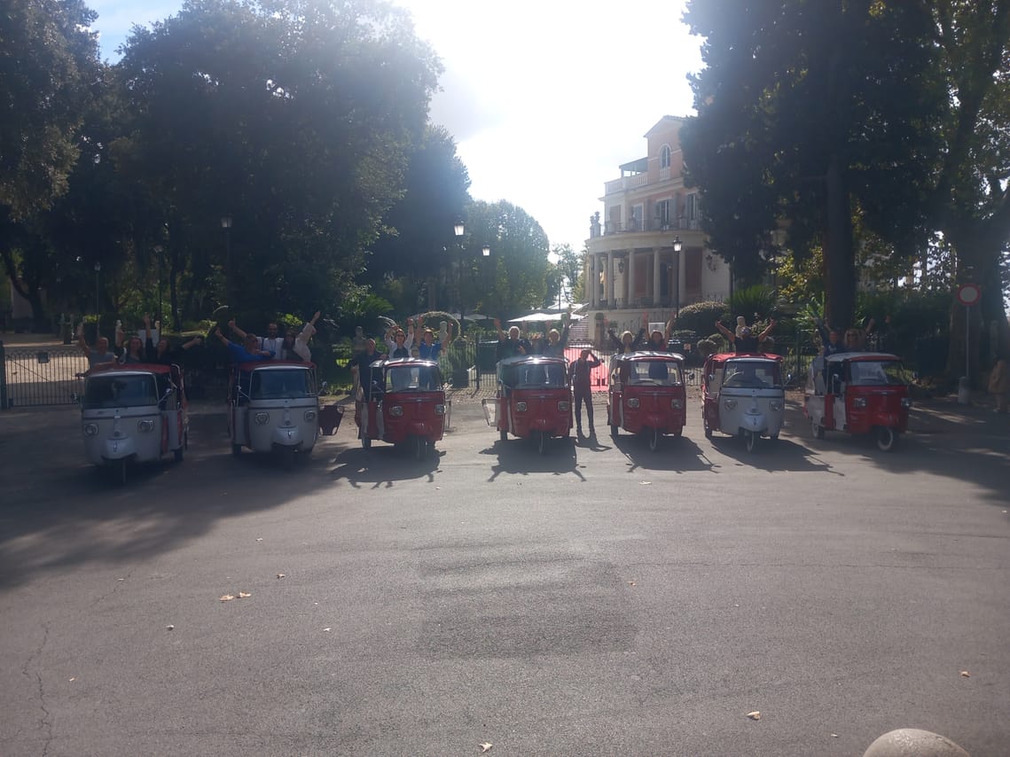 Seven Hills of Rome is the perfect way to discover Rome on board of the original ape calessino by Piaggio 5