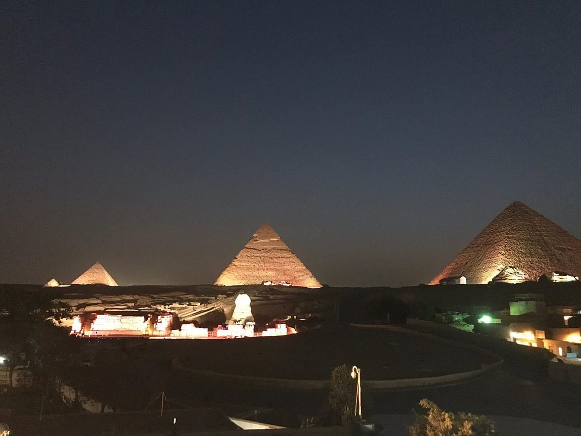 Cairo : Giza Pyramids Sound & Light Show with private transfer  7