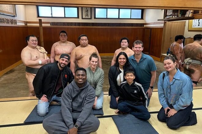 Tokyo Ryogoku Sumo Morning Practice + Photo Shoot with Wrestlers photo 6
