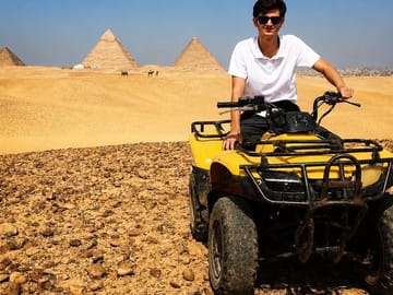 Private Quad Bike Adventure and Tour of Saqqara in Cairo
