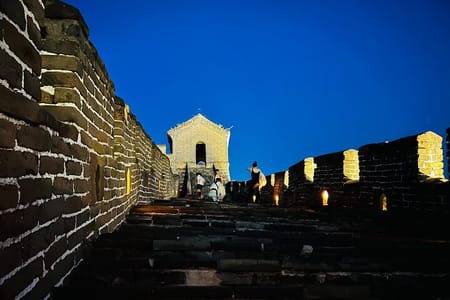 5-Hour Private Night Tour of Great Wall in Mutianyu