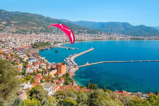 Paragliding Experience w/Swimming at Cleopatra Beach f/Belek 4