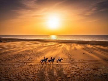 Horse Riding & Camel Beach,Desert, Swim,Sunrise & Sunset-Hurghada