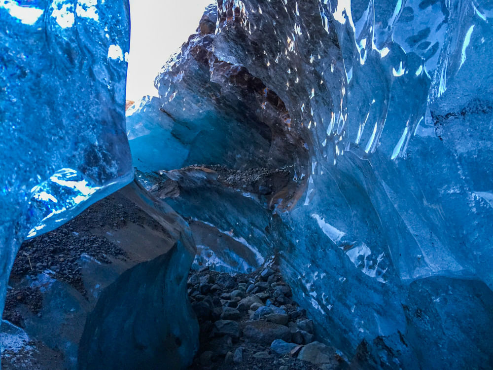 Skaftafell ice cave during Golden circle and south coast tour