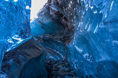 Skaftafell ice cave during Golden circle and south coast tour