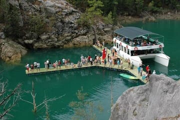 Green Canyon Boat with Lunch & Transfer from Antalya