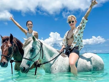 Swimming with Horses on Nungwi Beach in Zanzibar