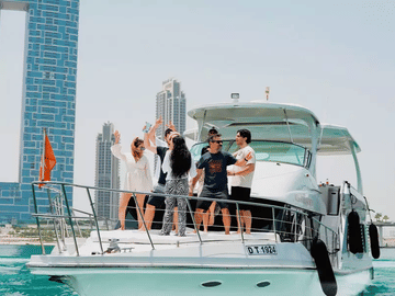 Dubai Marina Yacht or Speed Boat Tour at Marina Walk