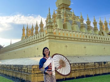 Laos Traditional Costume Experience in Vientiane