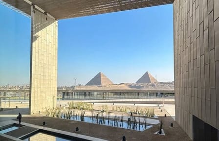 Grand Egyptian Museum Giza Pyramids Sphinx with tickets and Lunch