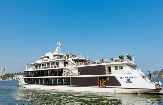 Sea Octopus Cruise – TOP VIP CRUISE – Halong Bay One Day Tour