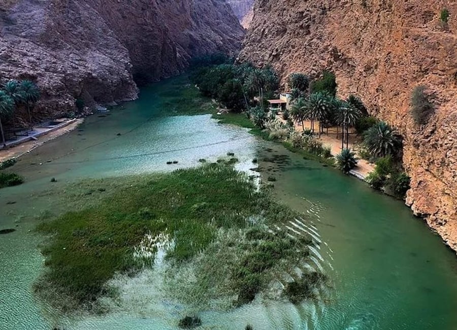 Muscat: Private Full-Day Tour to Wadi Shab with Lunch