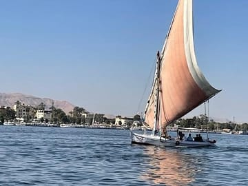 Sunset Felucca Sailboat Ride on the Nile in Luxor