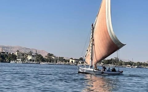 Sunset Felucca Sailboat Ride on the Nile in Luxor